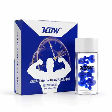 Delay Gel for Men External Use, Long Lasting Male Performance Gel, Desensitizing Intimate Gel Beads 