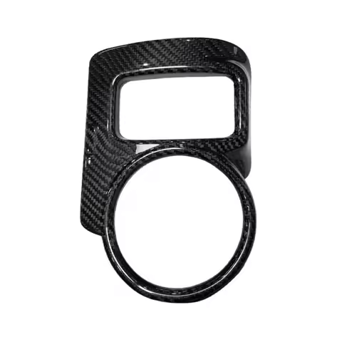 For Nissan 370Z (Z34) 09-20 Real Dry Carbon Fiber Central Control Water Cup Frame armrest box button