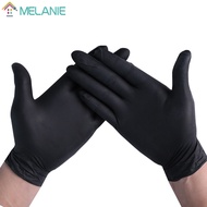 1Pc Wear Resistant Household Disposable Black Non-slip Nitrile Gloves / Rubber Latex Food Cleaning Dishwashing Gloves / Protective gloves For Gardening Work