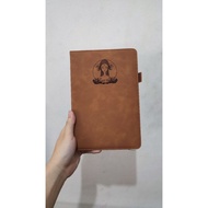 [KHUSUS GROSIR] Buku Agenda Notebook Kulit Custom Ukuran A5/ Buku Catatan Kulit Custom A5/ Notebook 