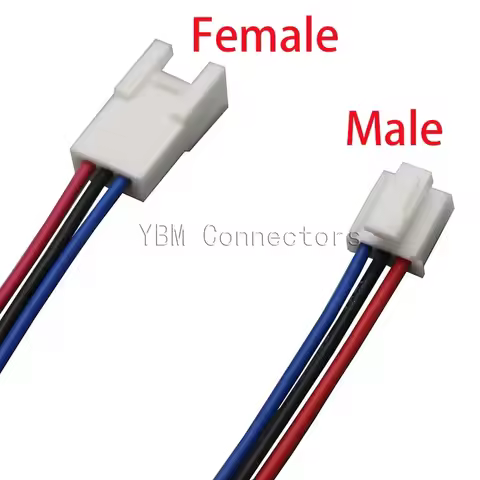 10pcs HY2.0 Air Docking Connector 26AWG 2P-12P 20CM Male Female Plug Receptacle Housing Crimp Cable