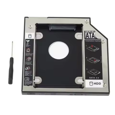 NEW 2nd SATA SSD Hard Drive HDD Caddy for HP ProBook 6560b 6550b 6360b 6570b 6470b 6460b 6360b 6540b