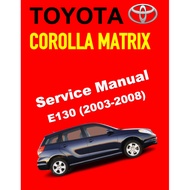 TOYOTA COROLLA MATRIX (2003-2008) SERVICE WORKSHOP MANUAL