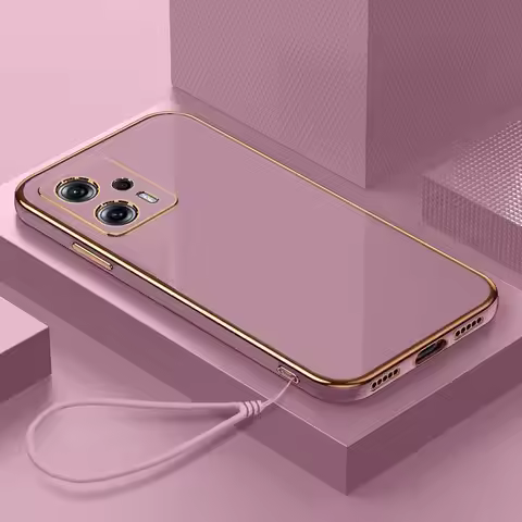 For Motorola G23 Case Moto G13 G73 G53 G84 G54 G60 G60S G20 G30 G10 Cover Luxury Square Plating Phon