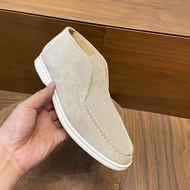 High-Top Shoes Women LP Loafers Slip-On Lazy Shoes Retro Flat Ankle Boots Couple Casual Shoes