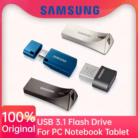 Samsung USB Flash Drive Disk BAR/FIT/Plus 256GB 64GB 128GB 512G USB3.1 Type-C Metal Pen Drive Memory