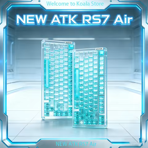 ATK RS7 Air Magnetic Switch Gaming Keyboard 8KHz Polling 0.001mm RT Precision RGB Backlit Layout Tra