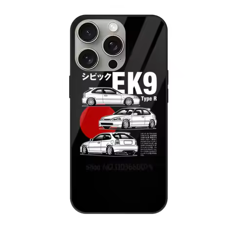 Civic Type R Ek9 Phone Case For Iphone 16 15 14 13 11 12 Mini Xr X 16Puls 15Pro Soft Cases Jdm Japan