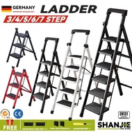 Ladder Carbon Steel Folding Step Ladder Thickened Widened Multi-functional Herringbone Ladder Ladder
