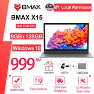 【8GB+256GB+Free Bag】BMAX official X15 Laptop 1920*1080 FHD Intel N4120/N4120 CPU Windows 10 pro dual