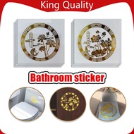 【READY STOCK】Lotus Pattern Toilet Paper/New Chinese-Style Koi Sticker/Purification Picture Decor/Bat