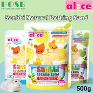 Alice Sanbbi Natural Bathing Sand for Hamster 500g (AE51,AE52,AE53) / Pasir Mandi untuk hamster