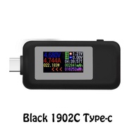 4-30V Voltage USB Charger Tester Power Meter Mobile Battery Detector 10 in 1 Color Display DC Type-C