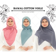 Bawal Tudung Cotton Voile Bidang 45 / Bawal cotton / Tudung Bawal / Tudung
