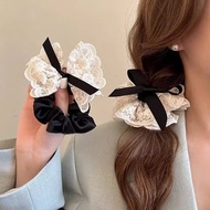 Korean style Retro lace bow hair tie A4