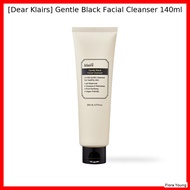 [Dear Klairs] Gentle Black Facial Cleanser 140ml / Korean Cleanser / Gentle Formula / 100% Authentic