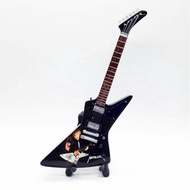 James Hetfield Metallica Explorer Guitar Miniature Free Box Exclusive and Guitar Stand Miniature