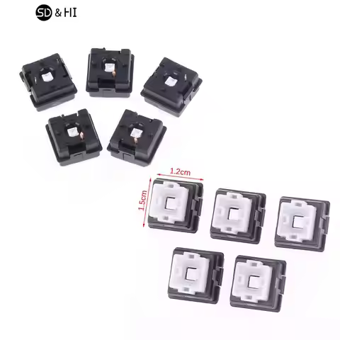 5Pcs Romer-G Switch For G910 G810 G310 G413 G512 G613 Mechanical Keyboard Shaft Change Shaft Black S