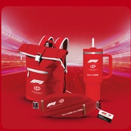 [Limited] Formula 1 Racing Bag KitKat F1 Motorsport Travel Flask Stainless Steel Thermal Tumbler