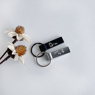 USB 客製化刻字刻圖 霧面黑 送禮 禮物 隨身碟 鑰匙圈