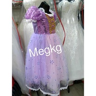 Cosplay/ Halloween Costume/ Rapunzel Costume Tangled dress for Girl
