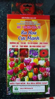 Phân bón lá hỗn hợp NPK 10-60-10+TE dưỡng nụ to nụ dài cánh ra hoa