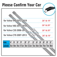 WGVSA For VOLVO XC60 XC70 S40 S60 S80 V40 V60 C30 C70 Front Windscreen Windshield Wipers Car Accesso