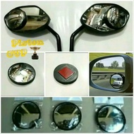 Kaca Spion Motor Tempel Bulat Mini Kaca Spion Bulat Tempel Kaca spion Bulat Kecil