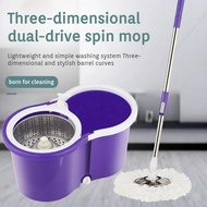Spin Mop With Bucket Labor-Saving Spinning Mop Set Floor Cleaning Mop Spinner
