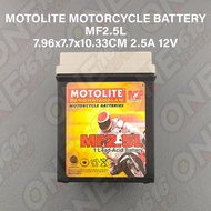 MOTOLITE MF2.5L MAINTENANCE FREE MOTORCYCLE BATTERY FOR KAWASAKI CT100/HD III/WIND 125