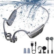 3-in-1 Bone Conduction Headphones Swimming Bluetooth 5.3 IPX8 Waterproof Underwater Open Ear Wireless Earbuds Sports Headset Earphones MP3 Player 32G Memory Running Cycling Hiking