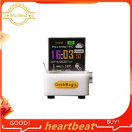 [Hot-Sale] Mini 3D Hologram Cube Display Smart Weather Station Digital Clock Crystal Photo Desktop D