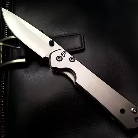 Chris Reeves Folding Knife, Outdoor Multifunctional Knife, Tactical Folding Knife Made of High Hardn