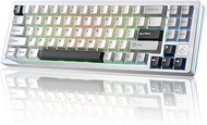 YUNZII AL71 68% Mechanical Keyboard, Full Aluminum CNC, Hot Swappable Gasket, 2.4GHz Wireless BT5.0/