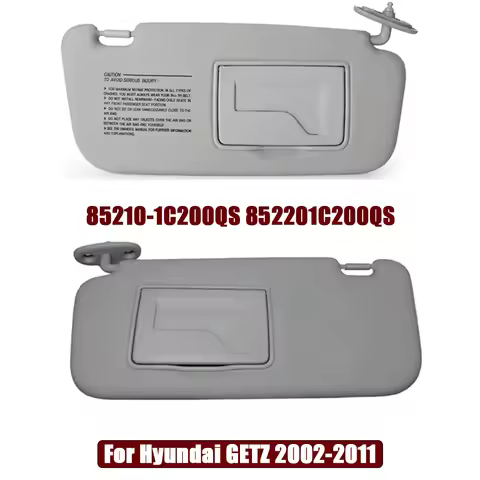 Car Sun Visor For Hyundai GETZ 2002-2008 2009 2010 2011 Car Makeup Mirror Auto Interior Parts 85210-