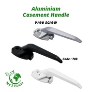 708 Casement Window Handle Pemegang Tingkap Silver, White, Black Left / Right CW708 / CH429 / CH809 