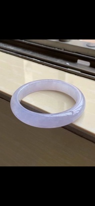 冰種翡翠天然翡翠玉鐲 A玉手鐲 玉鈪 • 冰種滿天星灑金翡翠圓鐲