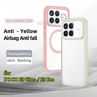 For POCO F9 Pro 5G Magnetic Crystal Matte PC Case For POCO F9 Ultra F9Pro F9Ultra F 9 Pro F9 Ultra 5