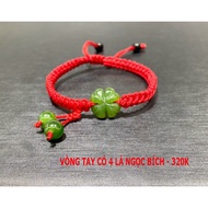 4-leaf clover bracelet lucky red stringCNY
