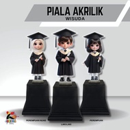 Piala Akrilik Wisuda Sekolah SD TK PAUD Anak Plakat Tropi Hadiah