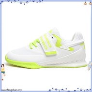 Unisex Fitness Shoes Hard Pulling Squat Training Shoes Professional Hook and Loop Weightlifting Shoe