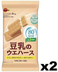 百邦 - FG0005 豆乳威化餅 16's x (2袋裝)