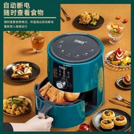 Elect Air fryer 5.5L household large capacity oil-free multi-function electric oven electric fryer potato chip machine giftAir Fryers