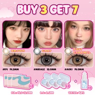 UYAAI BUY 3 Get 7 UYAAI Softlens Mata Normal Big Eyes Softlens Contact Lens Eye 14.0mm-15mm 6 Months