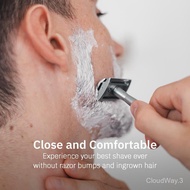 BOVEM Align Razor: Premium Single Blade Safety Razor for Face and Beard – Double Edge Shaving Razor 