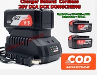 Charger Cordless Baterai 20V DCA DCK DONGCHENG Charger Battery