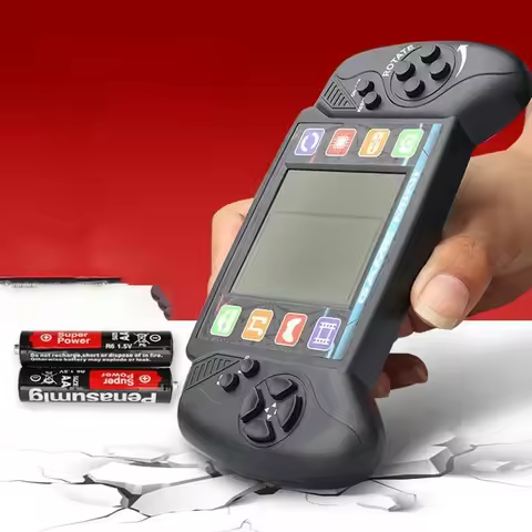 Portable handheld game console (color version) featuring a 3.5-inch LCD screen and 23 + 26 built-in 