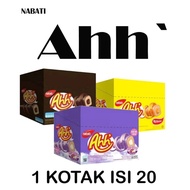 Ss - 1 Pack contains 20 Pcs Vegetable Snacks Ahh / Nabati Ahh Goguma / Ahh Chocolate / Ahh Cheese