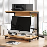 ️Desktop Storage Rack Computer Printer Desk Stand Shelf Table Desktop Furniture Organizer Suppor ✪j