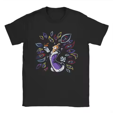 Men T-Shirts Kinger Cartoon Digitals Circus Funny Pure Cotton Tees Short Sleeve T Shirts O Neck Clot